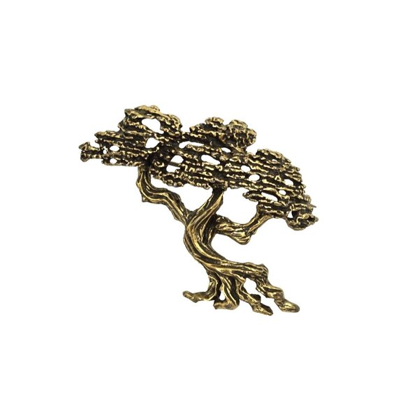 Vintage Zentall Monterey Cypress Bonsai Brooch - Picture 9 of 11